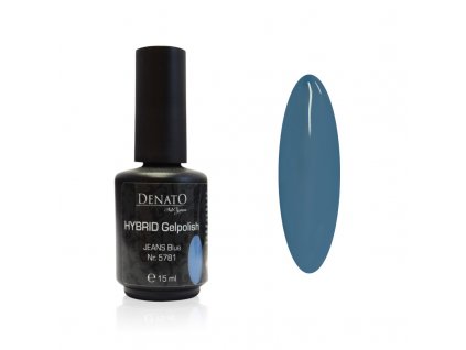 5781 Hybrid gelpolish Jeans Blue modrý uv led gel 15 ml