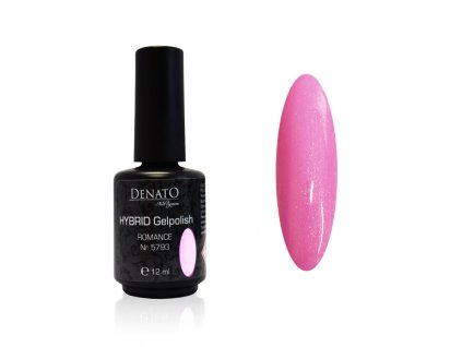 5793 Hybrid Gelpolish romance, růžový uv led gel, 15 ml