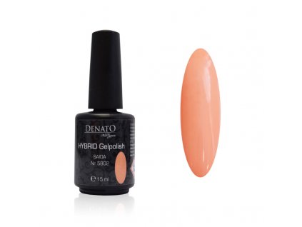 5802 Hybrid Gelpolish Saida, růžovo oranžový uv led gel, 15 ml