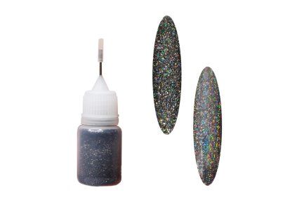 9012 1 blown glitter glamour black