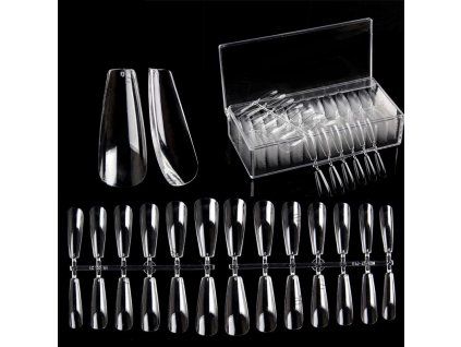 Nehtové tipy COFFIN Medium / Nail tips