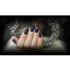 2050 blown glitter summer night black shine