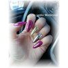 2053 7 blown glitter summer night magenta shine