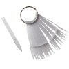5427 Vzorník tipy stiletto Clear s kolečkem