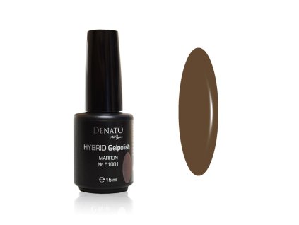 51001 Hybrid gelpolish MARRON hnědý uv led gel