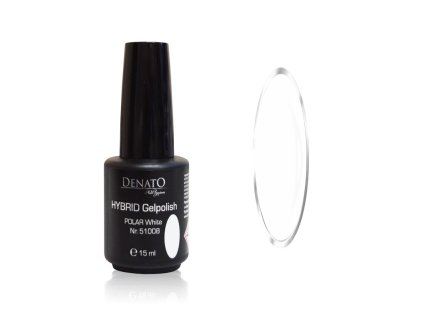 510008 HYBRID Gelpolish Polar White UV LED bílá