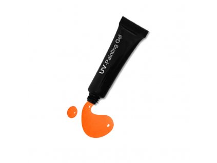 3516 Neon Orange painting gel