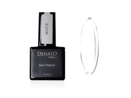 51016 White barevný UV LED gel polish bílý