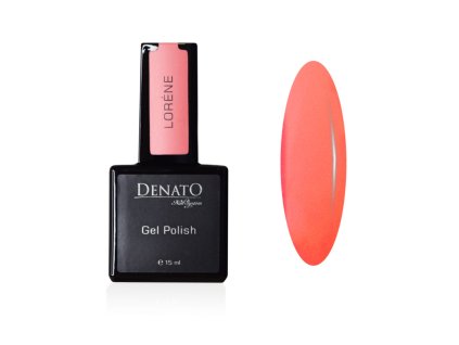 51021 LORÉNE barevný UV LED gel polish neonový oranžovo růžový
