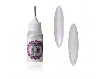 BLOWN Glitter DREAM OPAL White