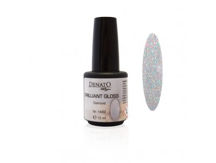 BRILLIANT Gloss Diamond vrchní UV LED lesk bezvýpotkový s třpytkami