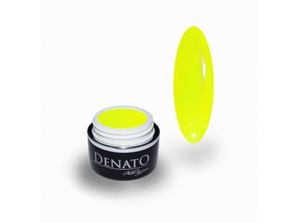 3157a Neon Yellow Pearl brevný uv led gel neonový perleťový žlutý