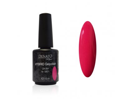 5801 Hybrid Gelpolish Crush růžový uv led gel, 15 ml