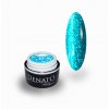 4084 Turquioise Star barevný uv led gel glitrový tyrkysový