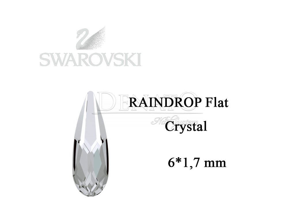 9310 Raindrop Flat crystal