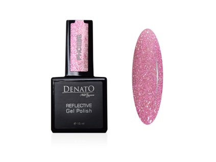 51009 REFLECTIVE uv led gel polish PHOEBE glitrový růžový