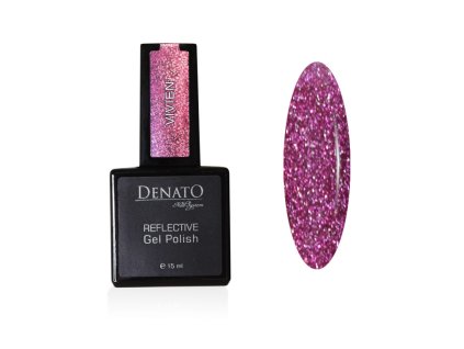 51038 REFLECTIVE uv led gel polish VIVIEN glitrový fialový
