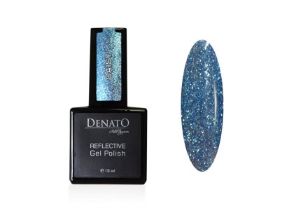 51040 REFLECTIVE uv led gel polish DAISYglitrový modrý