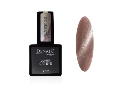 51053 CAT EYE Glitter 08 UV led gelpolish béžový glitr