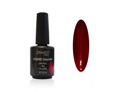 5729 Hybrid Gelpolish Cardinal Red červený uv led gel, 15 ml