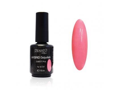 5731 Hybrid Gelpolish Sweet Pink, růžový uv led gel, 15 ml