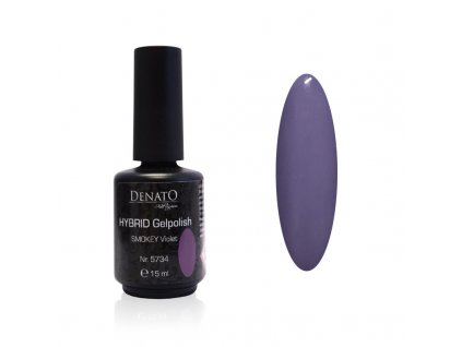 5734 Hybrid Gelpolish Smokey Violet fialový uv led gel, 15 ml