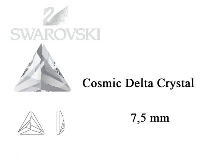 cosmic delta swarovski crystal