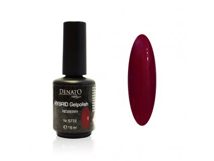 5772 Hybrid Gelpolish Redberry červený uv led gel, 15 ml