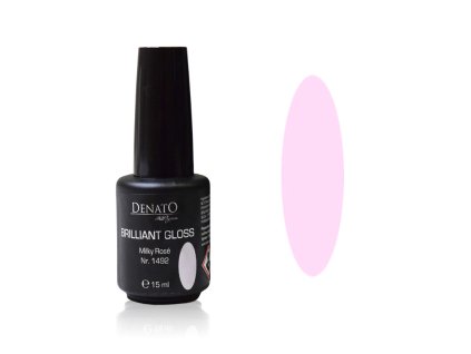 1492 BRILLIANT Gloss milky rosé UV LED vrchní lesk bezvýpotkový mléčný růžový