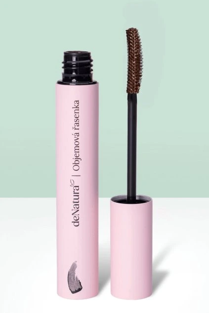 Objemová vodeodolná špirála na mihalnice svetlo hnedá