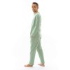 Pánský overal pyžamový dlouhý Mint – stylový design v barvě mátová