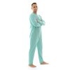 Pánský overal pyžamový dlouhý Light blue – komfortní nošení v odstínu světle modrá