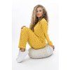 Dámský overal pyžamový dlouhý Yellow