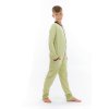 Chlapecký overal pyžamový dlouhý Pistachio – měkká bavlna pro pohodlný a klidný spánek