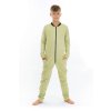 Chlapecký overal pyžamový dlouhý Pistachio – příjemný na dotek, ideální na doma i ven