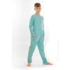 Chlapecký overal pyžamový dlouhý Light blue