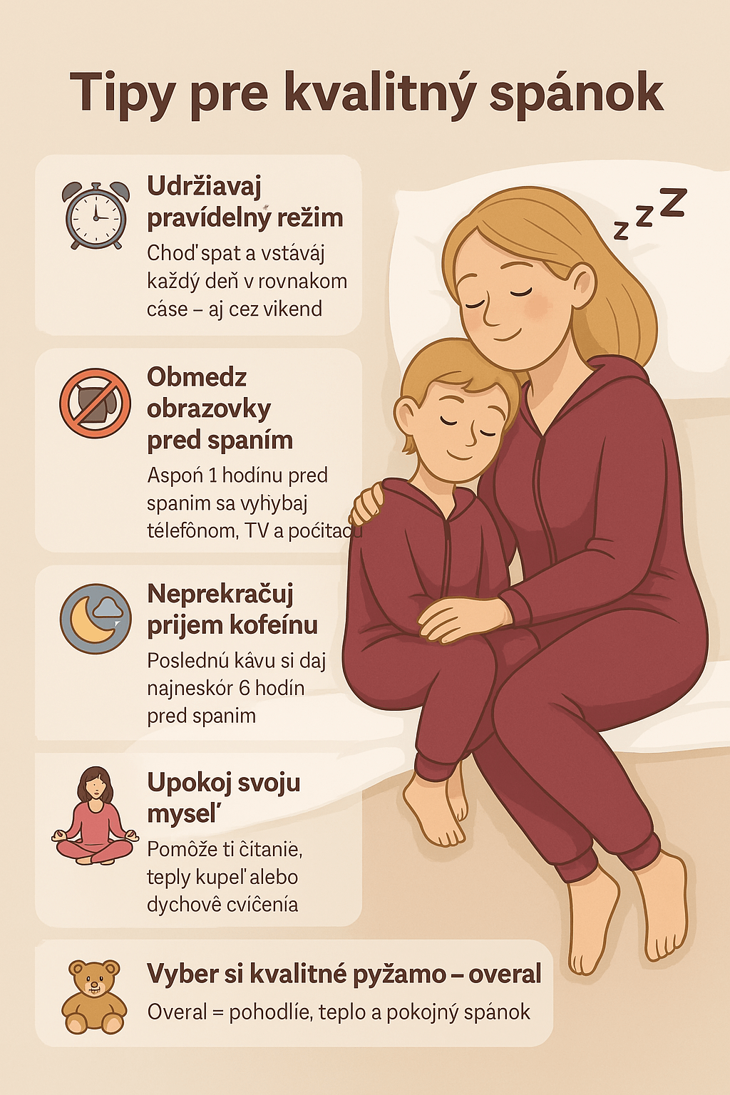 Tipy na kvalitný spánok: Prečo je dôležité vybrať si správne pyžamo?