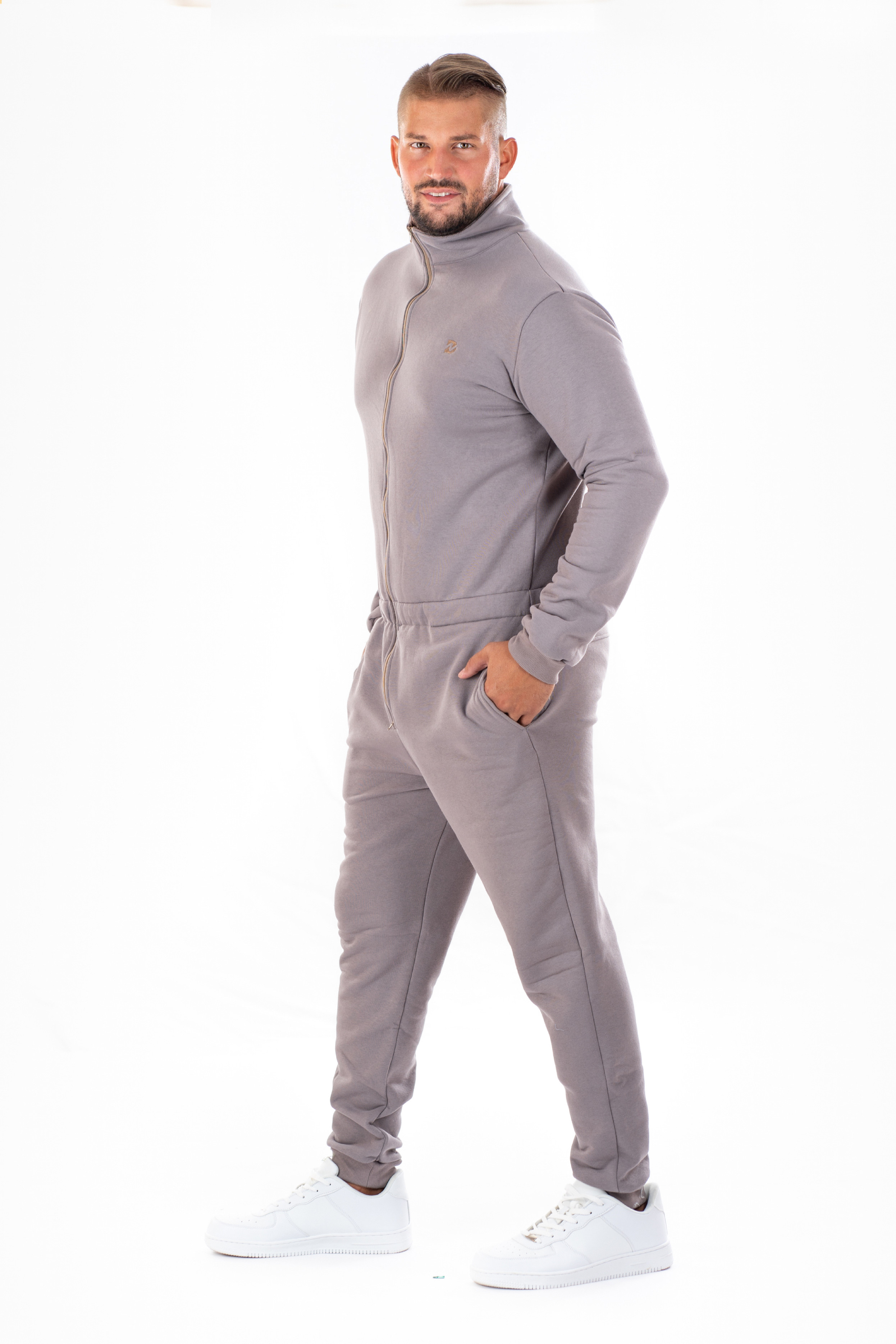 E-shop Dendy Pánsky overal teplákový dlhý Grey