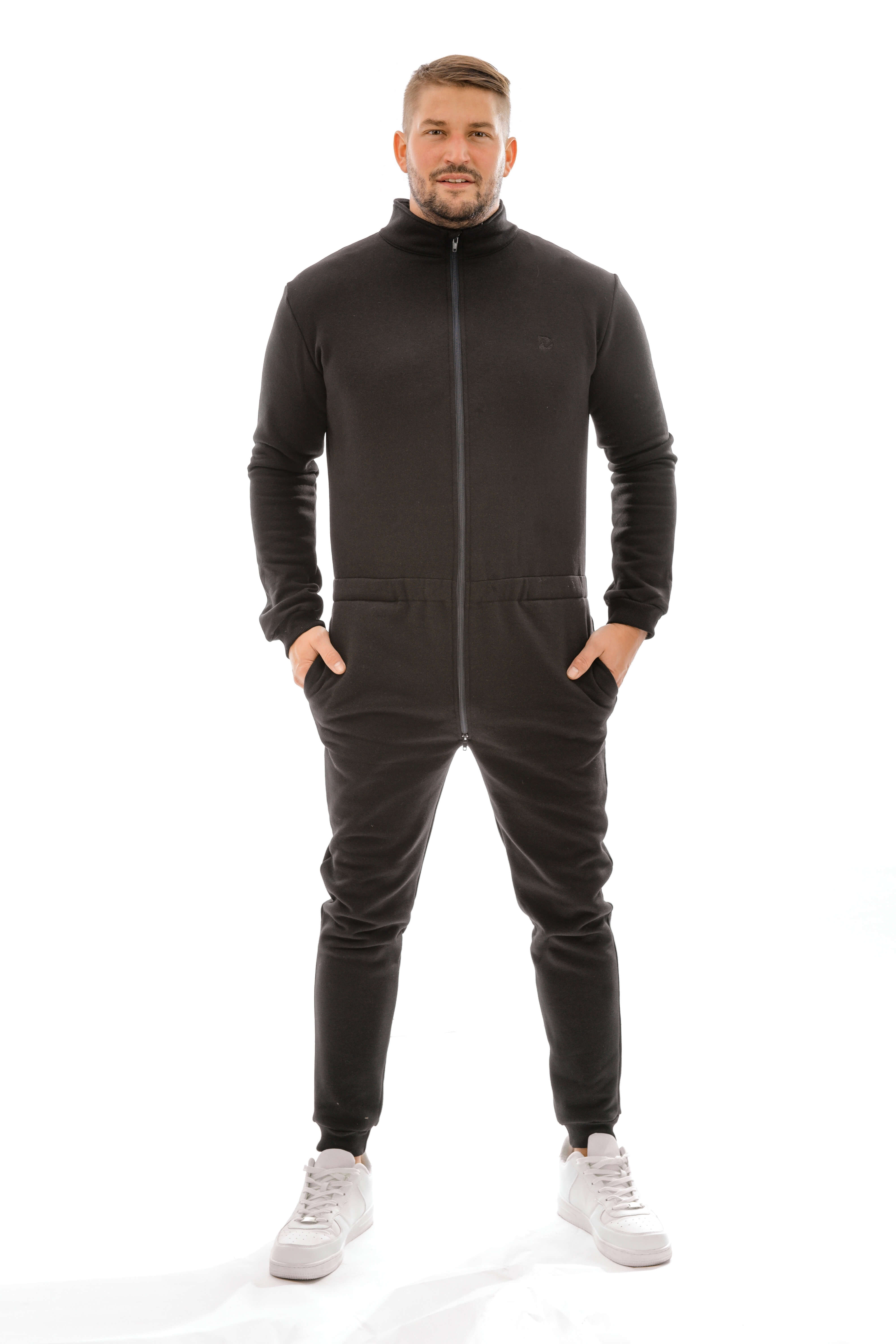 E-shop Dendy Pánsky overal teplákový dlhý Black