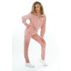 Dámsky overal plyšový dlhý Pink
