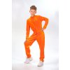 Chlapčenský overal plyšový dlhý Orange