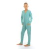 Dievčenský overal pyžamový dlhý Light blue