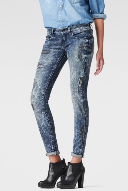 Rifle - mid zp lw sp sk-inkton supstch-dk a modré