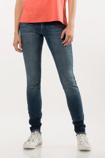 Rifle - LOW RISE SKINNY SOPHIE modré