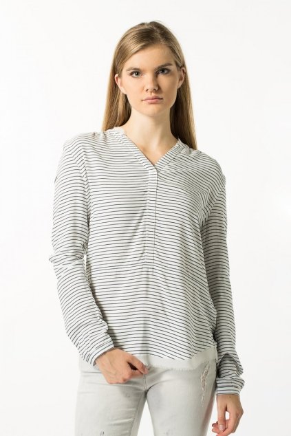 Blúzka - Tommy Hilfiger THDW BLOUSE L/S 8 modrá