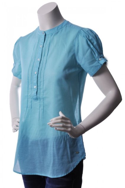 Blúzka - JINTHE BLOUSE SS modrá