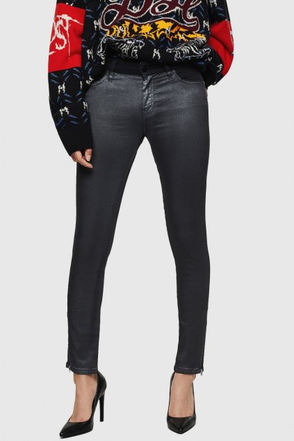Rifle - SLANDYZIP L.32 TROUSERS tmavošedé