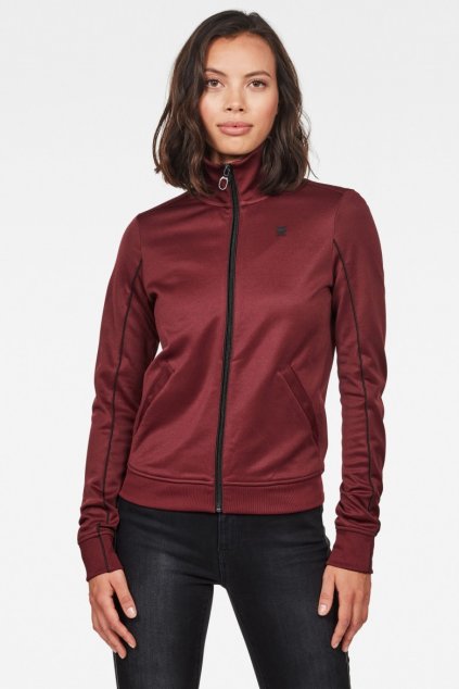 Mikina - Lanc slim tracktop sw wmn l\s bordová