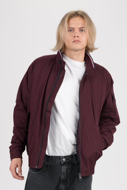 Bunda - STRETCH HARRINGTON bordová