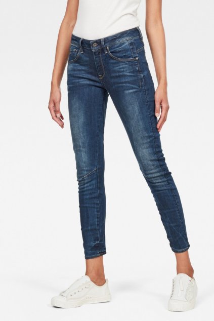 Rifle - Arc 3D Mid Skinny Wmn tmavomodré